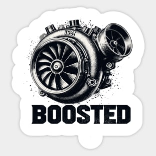 Turbo Engine Sticker